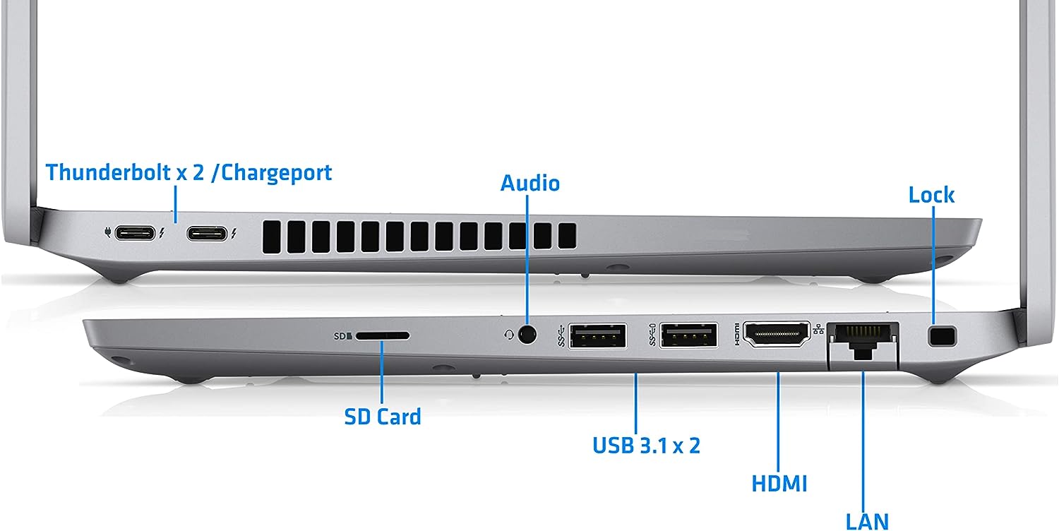 Hình ảnh Dell Latitude 5420 Laptop, Intel Core i5-10310U, 8GB RAM, 256GB SSD,14.0 Inch FHD, Win11Pro